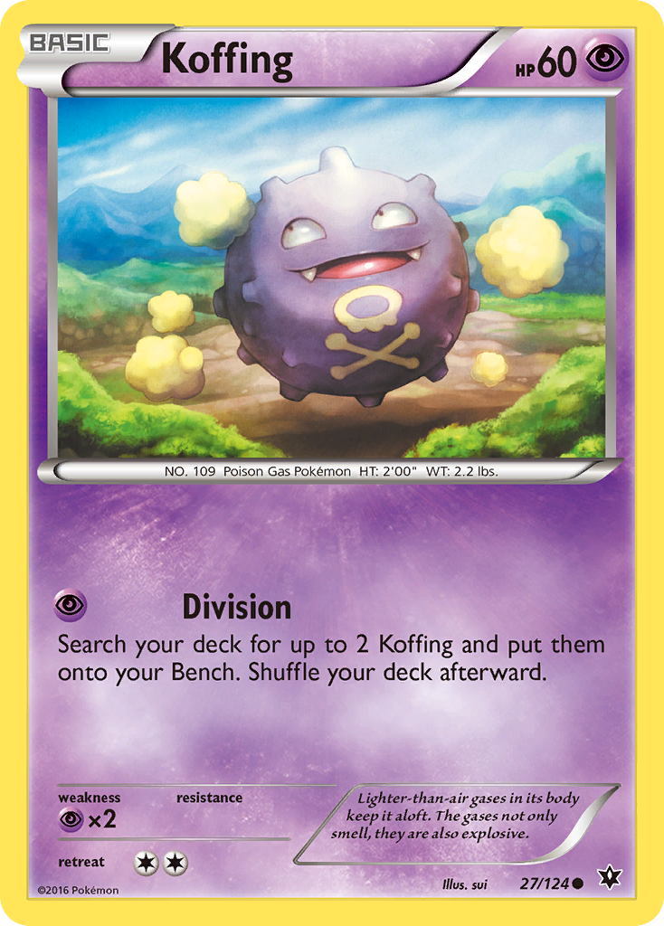 Koffing (27/124) [XY: Fates Collide] | Tabernacle Games