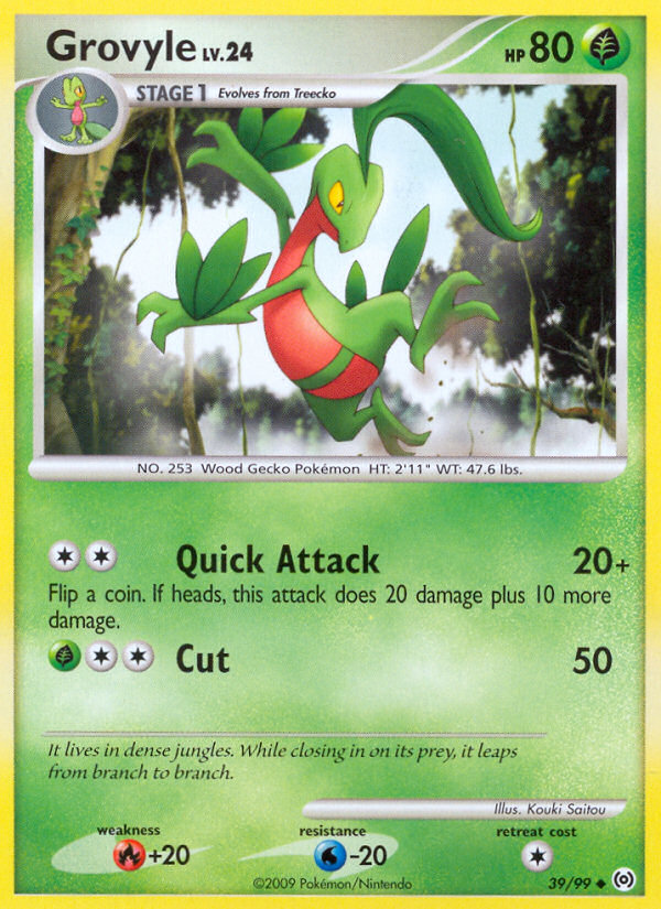 Grovyle (39/99) [Platinum: Arceus] | Tabernacle Games