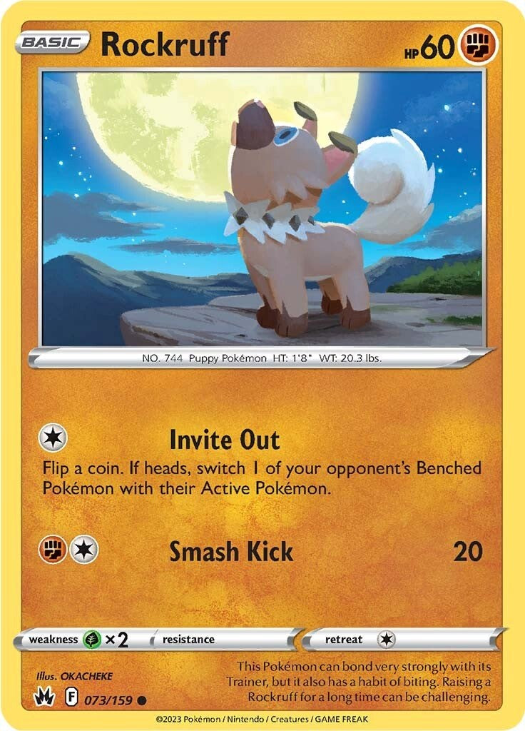 Rockruff (073/159) [Sword & Shield: Crown Zenith] | Tabernacle Games