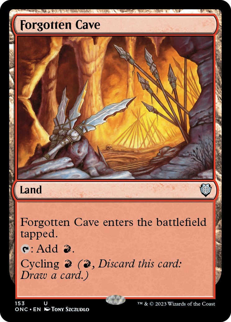Forgotten Cave [Phyrexia: All Will Be One Commander] | Tabernacle Games