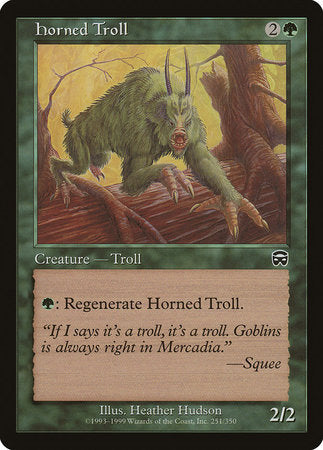 Horned Troll [Mercadian Masques] | Tabernacle Games