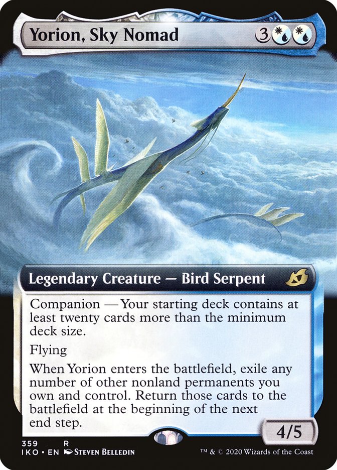 Yorion, Sky Nomad (Extended Art) [Ikoria: Lair of Behemoths] | Tabernacle Games