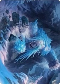 Icehide Troll Art Card [Kaldheim: Art Series] | Tabernacle Games