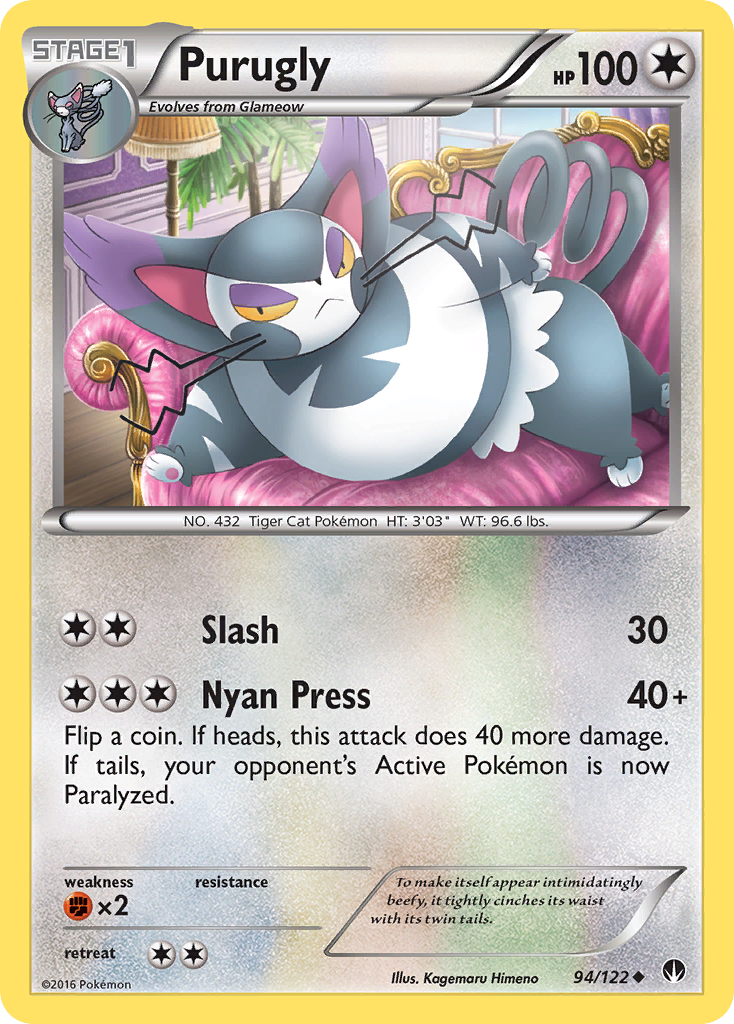 Purugly (94/122) [XY: BREAKpoint] | Tabernacle Games