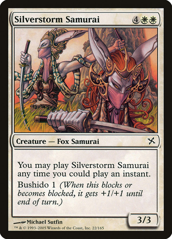 Silverstorm Samurai [Betrayers of Kamigawa] | Tabernacle Games