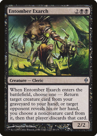 Entomber Exarch [New Phyrexia] | Tabernacle Games