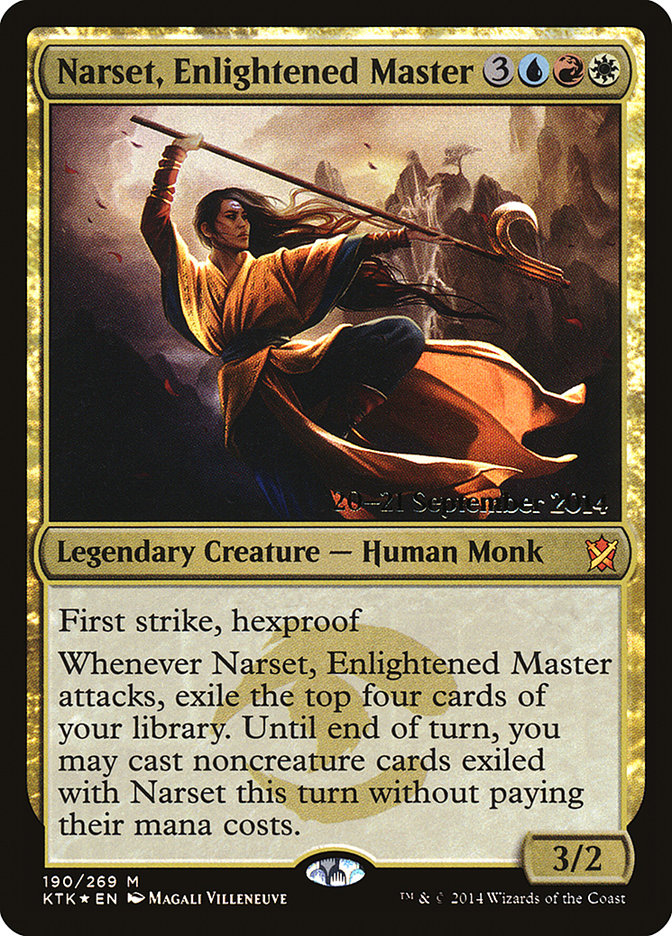 Narset, Enlightened Master  [Khans of Tarkir Prerelease Promos] | Tabernacle Games