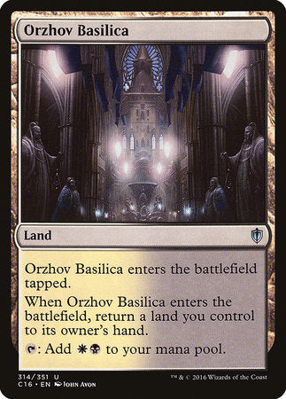 Orzhov Basilica [Commander 2016] | Tabernacle Games