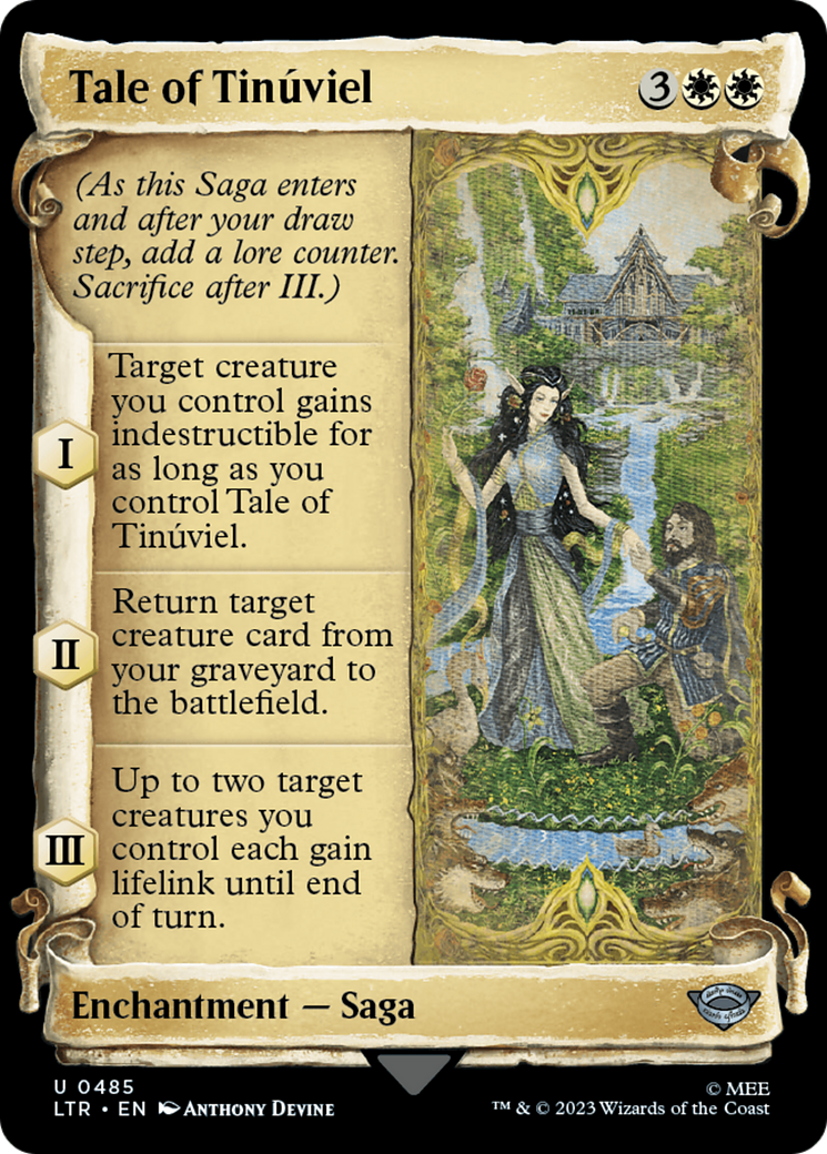 Tale of Tinuviel [The Lord of the Rings: Tales of Middle-Earth Showcase Scrolls] | Tabernacle Games