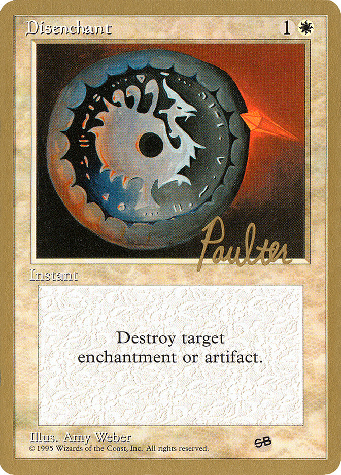 Disenchant (Preston Poulter) (SB) [Pro Tour Collector Set] | Tabernacle Games