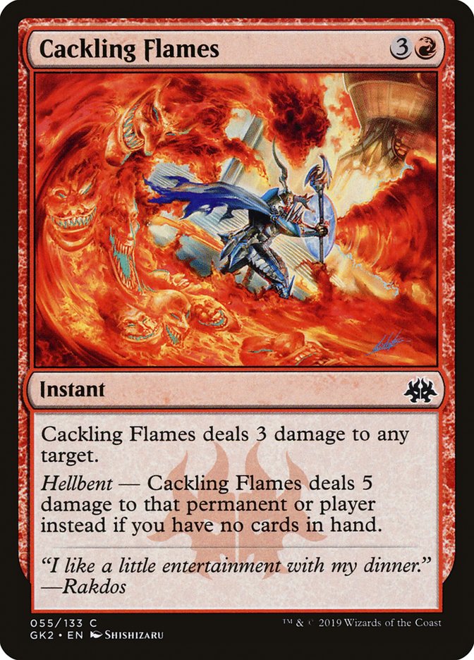 Cackling Flames [Ravnica Allegiance Guild Kit] | Tabernacle Games