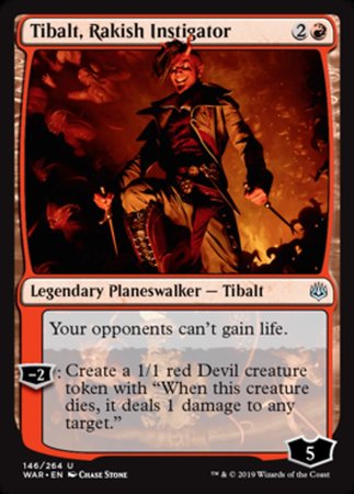 Tibalt, Rakish Instigator [War of the Spark] | Tabernacle Games