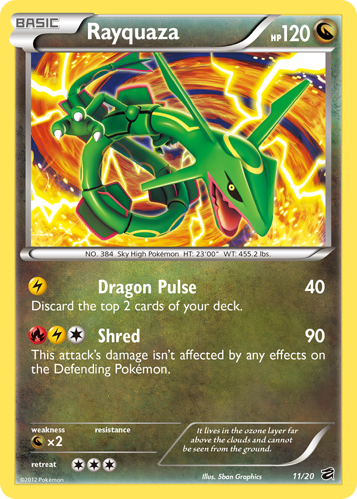 Rayquaza (11/20) [Black & White: Dragon Vault] | Tabernacle Games