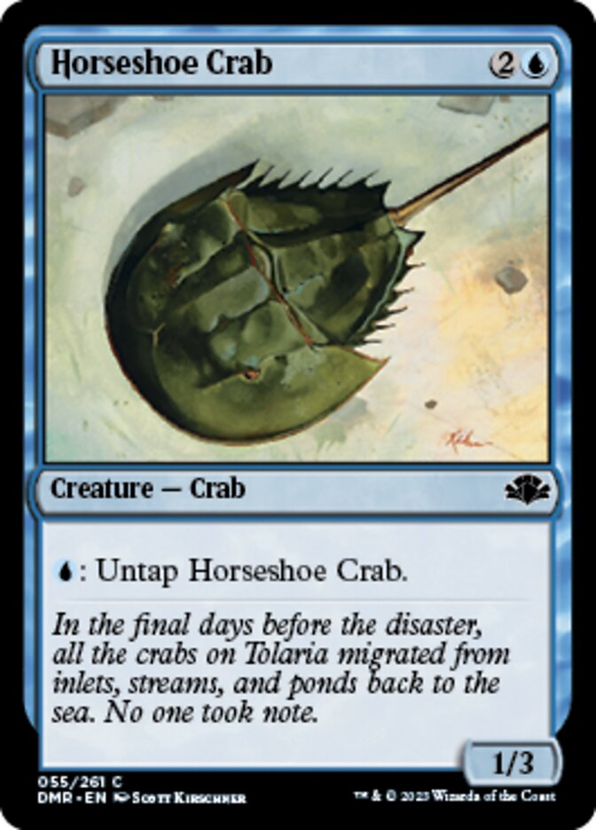 Horseshoe Crab [Dominaria Remastered] | Tabernacle Games