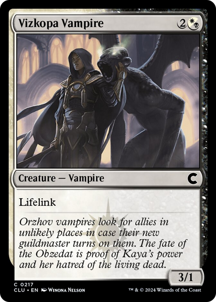 Vizkopa Vampire [Ravnica: Clue Edition] | Tabernacle Games