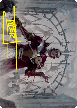 Cemetery Gatekeeper Art Card (Gold-Stamped Signature) [Innistrad: Crimson Vow Art Series] | Tabernacle Games