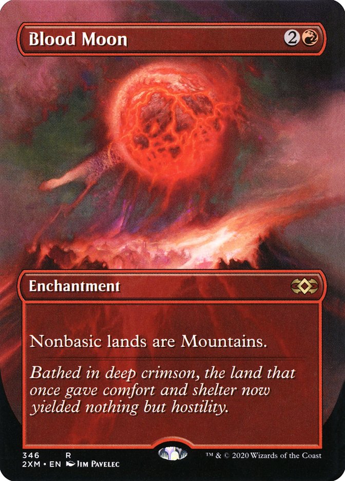 Blood Moon (Borderless) [Double Masters] | Tabernacle Games