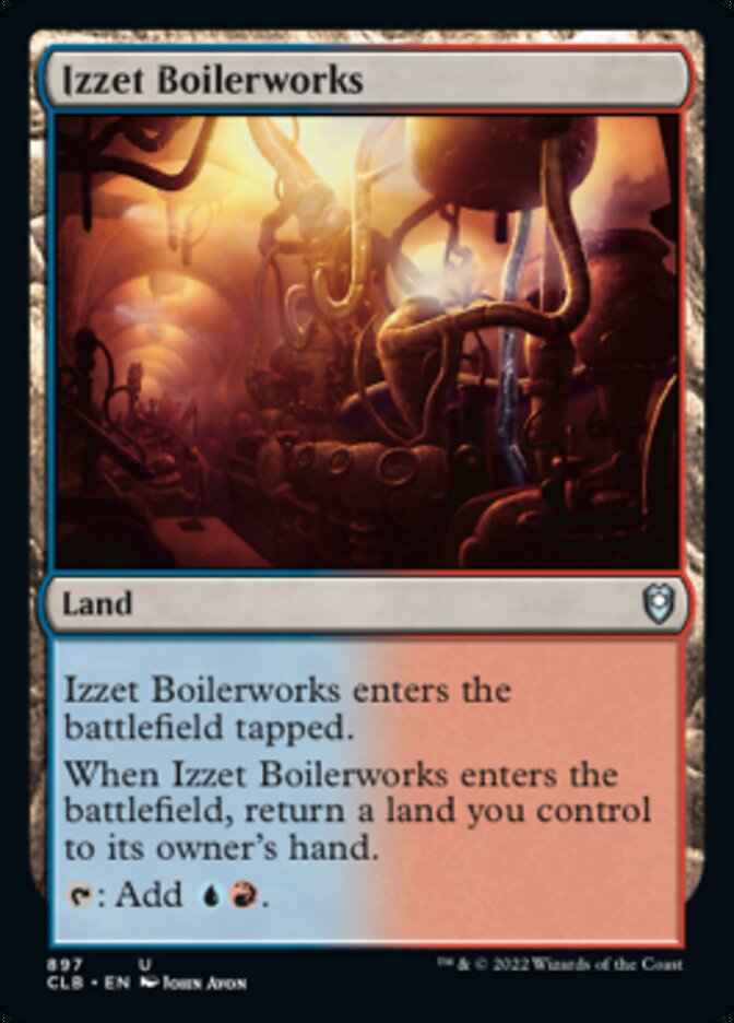 Izzet Boilerworks [Commander Legends: Battle for Baldur's Gate] | Tabernacle Games