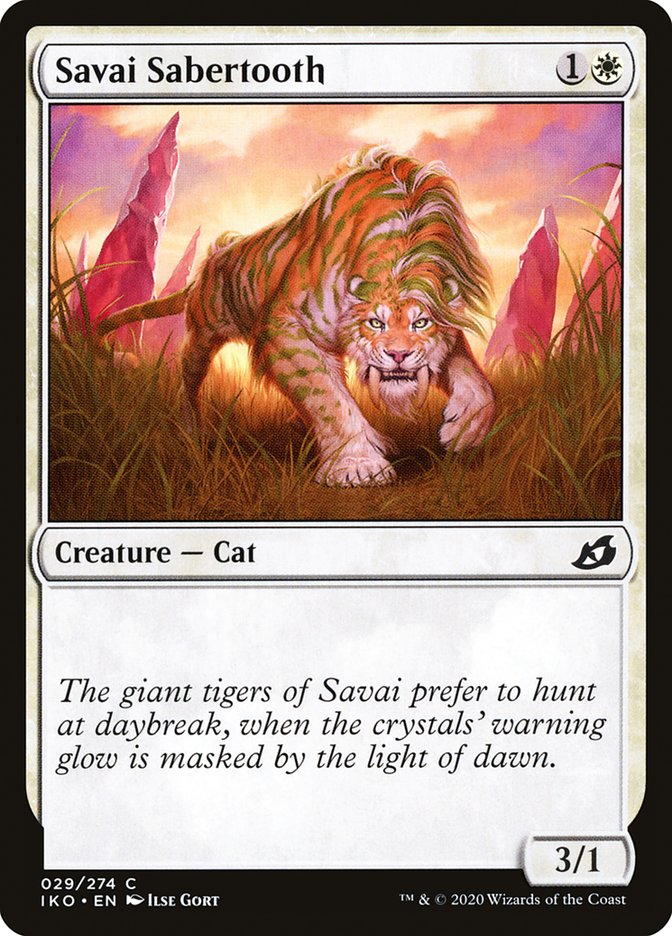 Savai Sabertooth [Ikoria: Lair of Behemoths] | Tabernacle Games