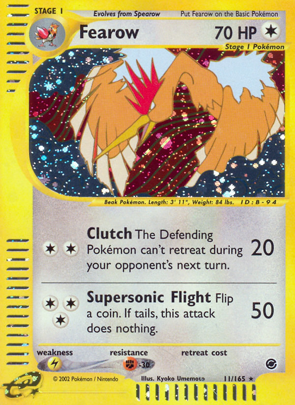 Fearow (11/165) [Expedition: Base Set] | Tabernacle Games