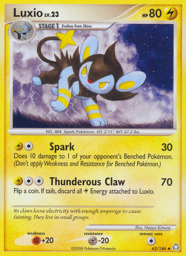 Luxio (62/146) [Diamond & Pearl: Legends Awakened] | Tabernacle Games