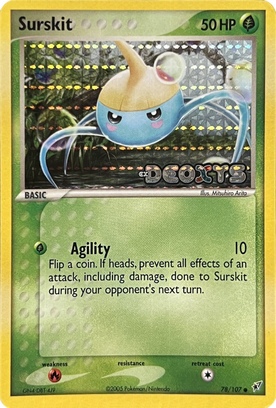 Surskit (78/107) (Stamped) [EX: Deoxys] | Tabernacle Games