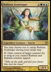 Rubinia Soulsinger (Commander 2013) [Oversize Cards] | Tabernacle Games