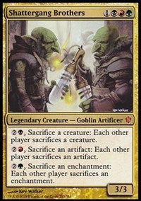Shattergang Brothers (Commander 2013) [Oversize Cards] | Tabernacle Games