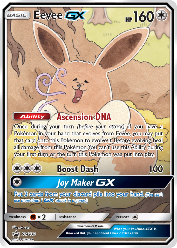 Eevee GX (SM233) [Sun & Moon: Black Star Promos] | Tabernacle Games