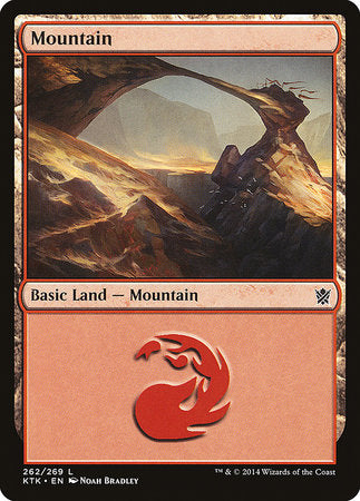 Mountain (262) [Khans of Tarkir] | Tabernacle Games