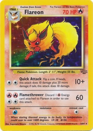 Flareon (3/64) [Jungle Unlimited] | Tabernacle Games