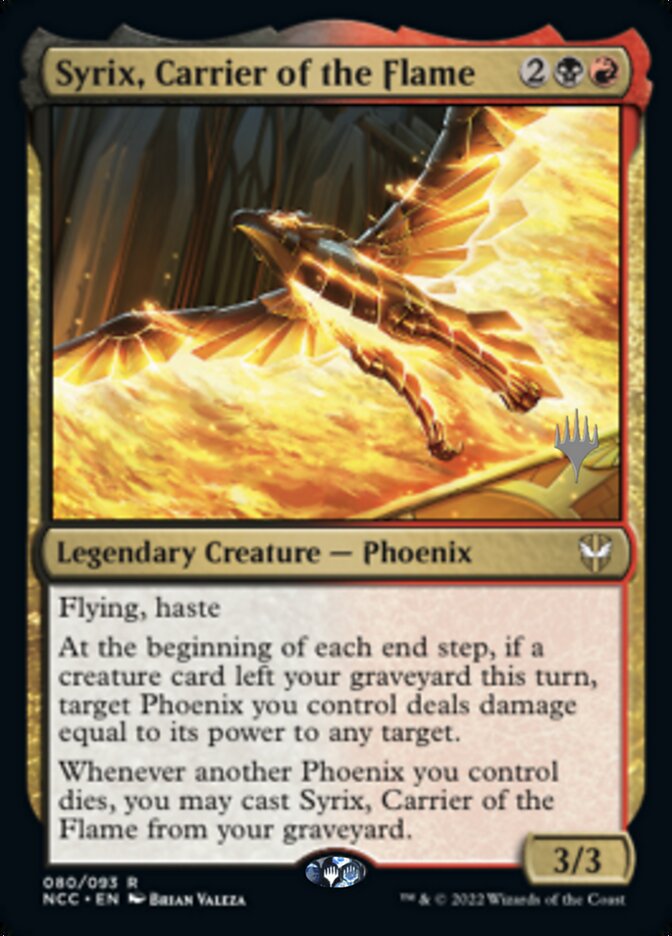 Syrix, Carrier of the Flame (Promo Pack) [Streets of New Capenna Commander Promos] | Tabernacle Games