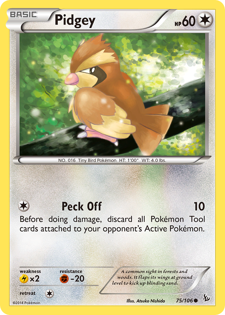 Pidgey (75/106) [XY: Flashfire] | Tabernacle Games