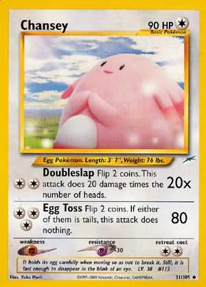 Chansey (31/105) [Neo Destiny Unlimited] | Tabernacle Games