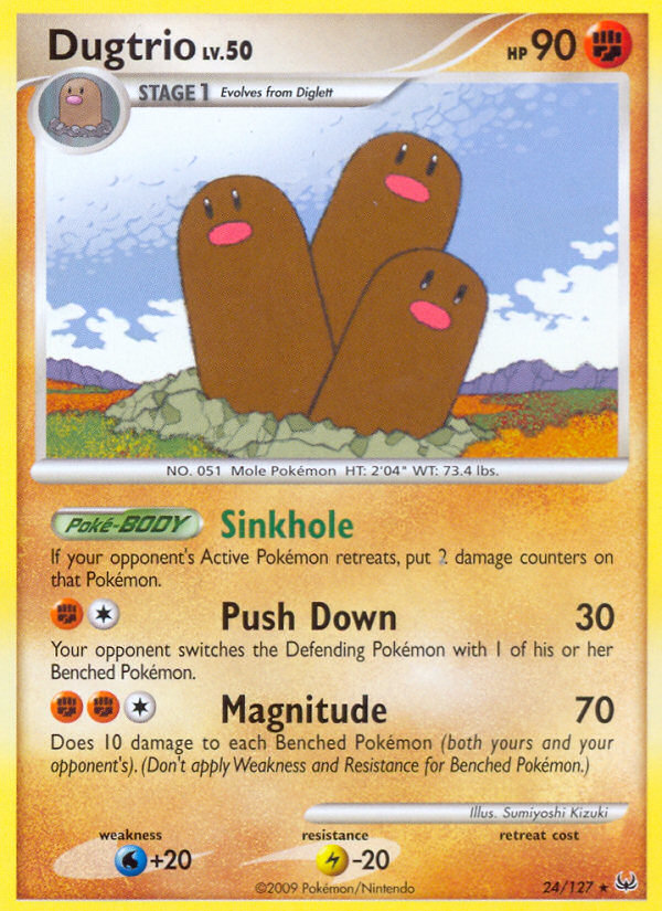 Dugtrio (24/127) [Platinum: Base Set] | Tabernacle Games