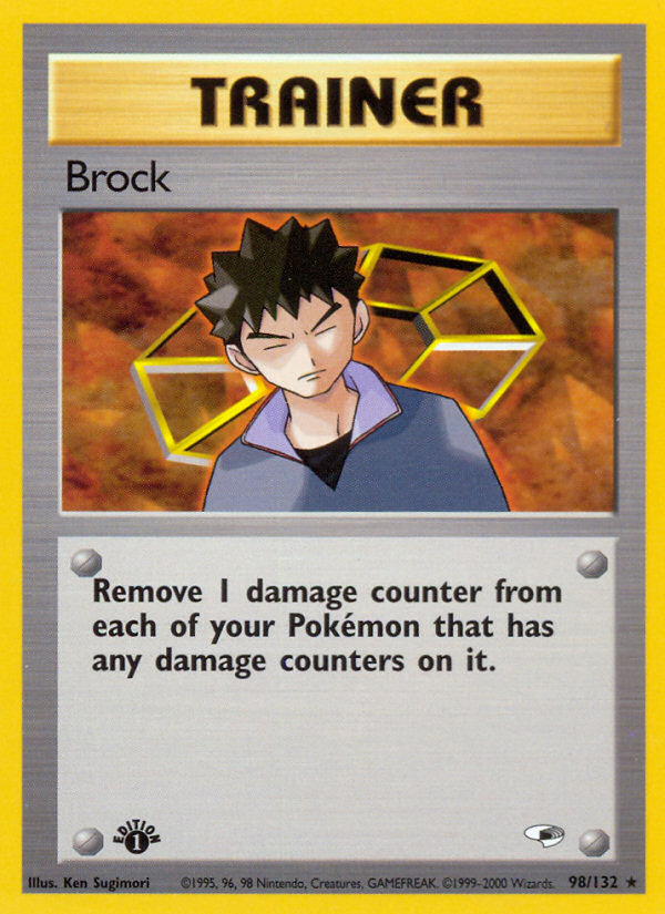 Brock (98/132) [Gym Heroes 1st Edition] | Tabernacle Games