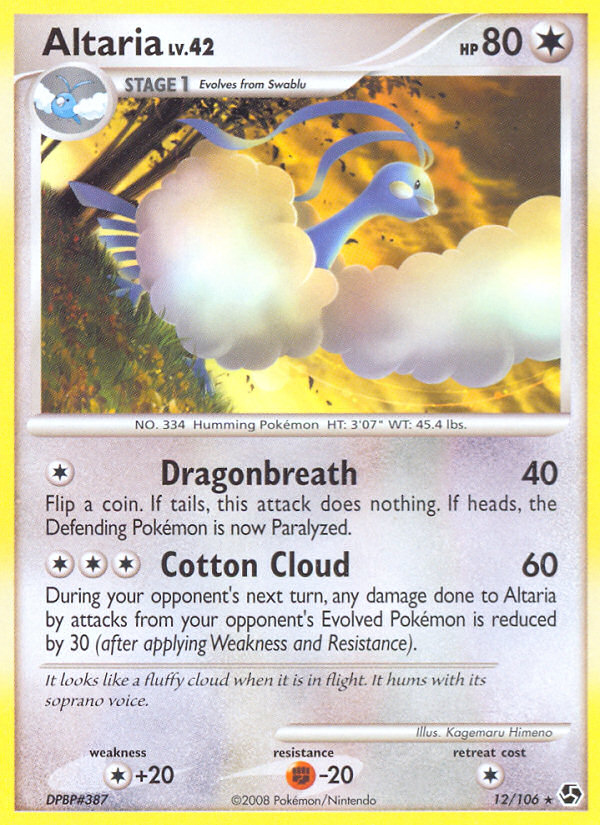 Altaria (12/106) [Diamond & Pearl: Great Encounters] | Tabernacle Games