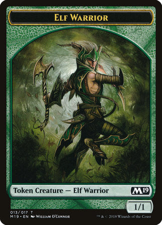 Elf Warrior Token [Core Set 2019 Tokens] | Tabernacle Games