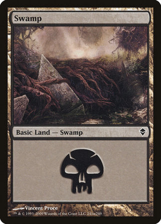 Swamp (241a) [Zendikar] | Tabernacle Games