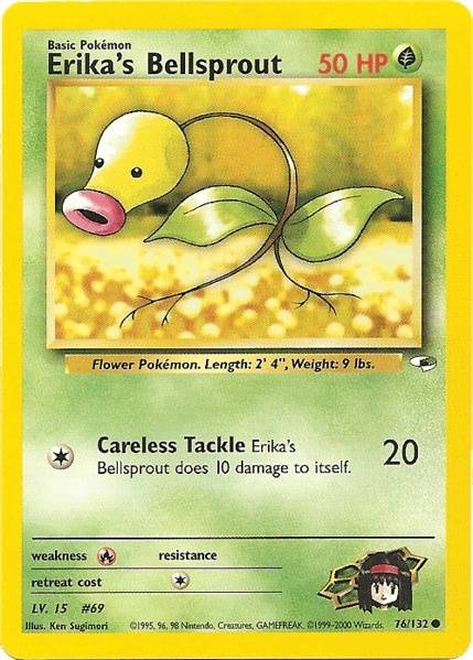 Erika's Bellsprout (76/132) [Gym Heroes Unlimited] | Tabernacle Games