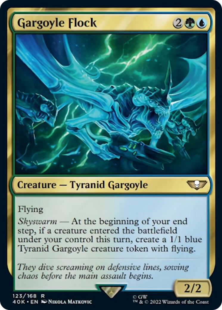 Gargoyle Flock (Surge Foil) [Universes Beyond: Warhammer 40,000] | Tabernacle Games