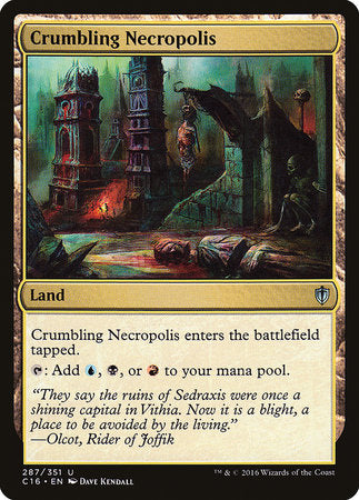 Crumbling Necropolis [Commander 2016] | Tabernacle Games