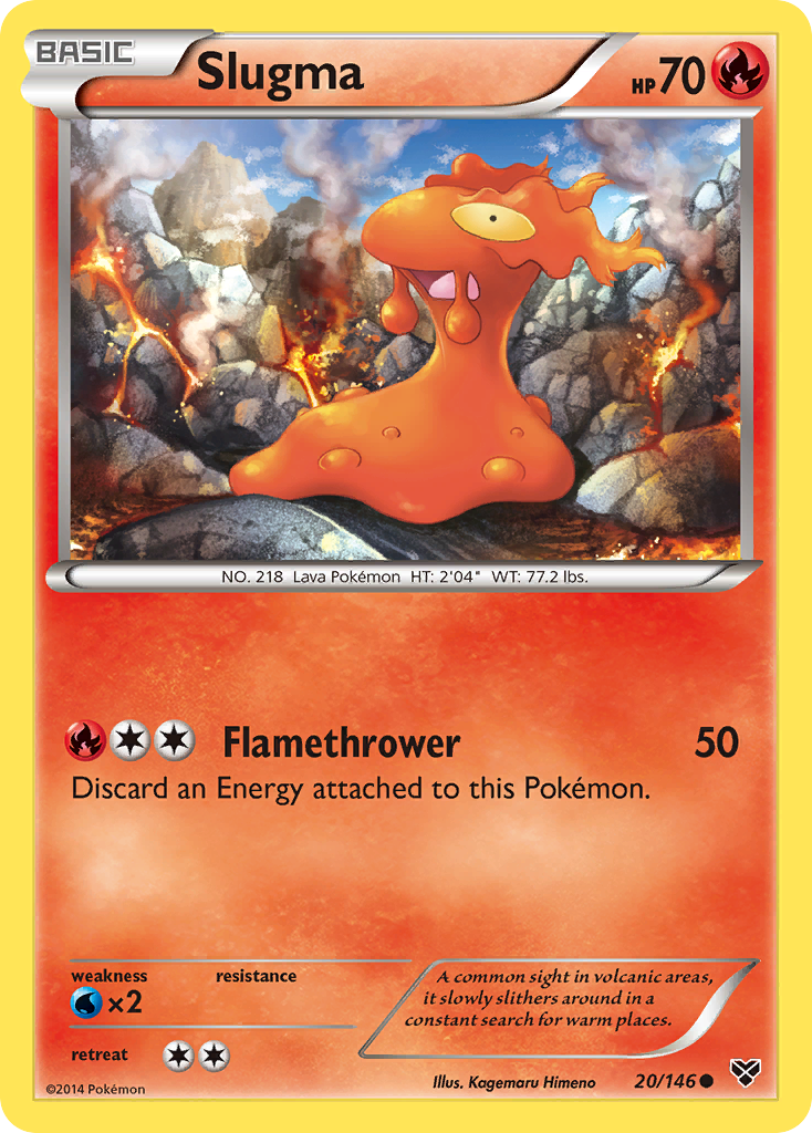 Slugma (20/146) [XY: Base Set] | Tabernacle Games