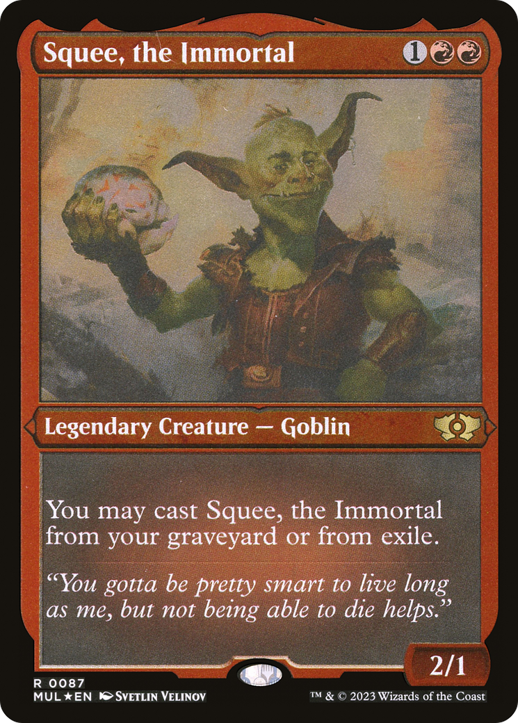 Squee, the Immortal (Foil Etched) [Multiverse Legends] | Tabernacle Games