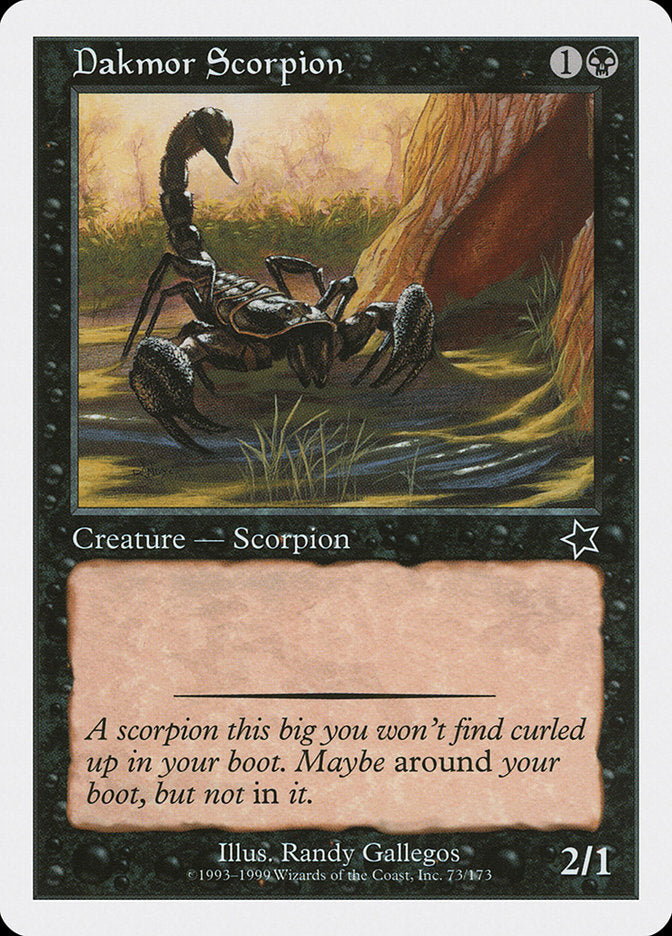Dakmor Scorpion [Starter 1999] | Tabernacle Games