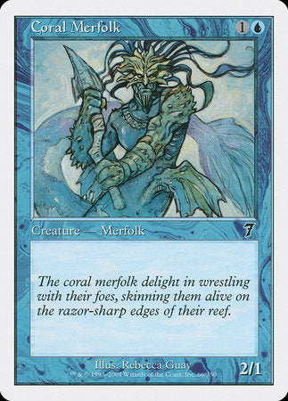 Coral Merfolk [Seventh Edition] | Tabernacle Games