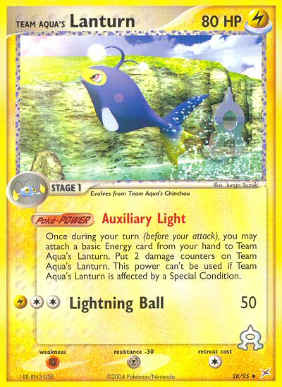 Team Aqua's Lanturn (28/95) [EX: Team Magma vs Team Aqua] | Tabernacle Games