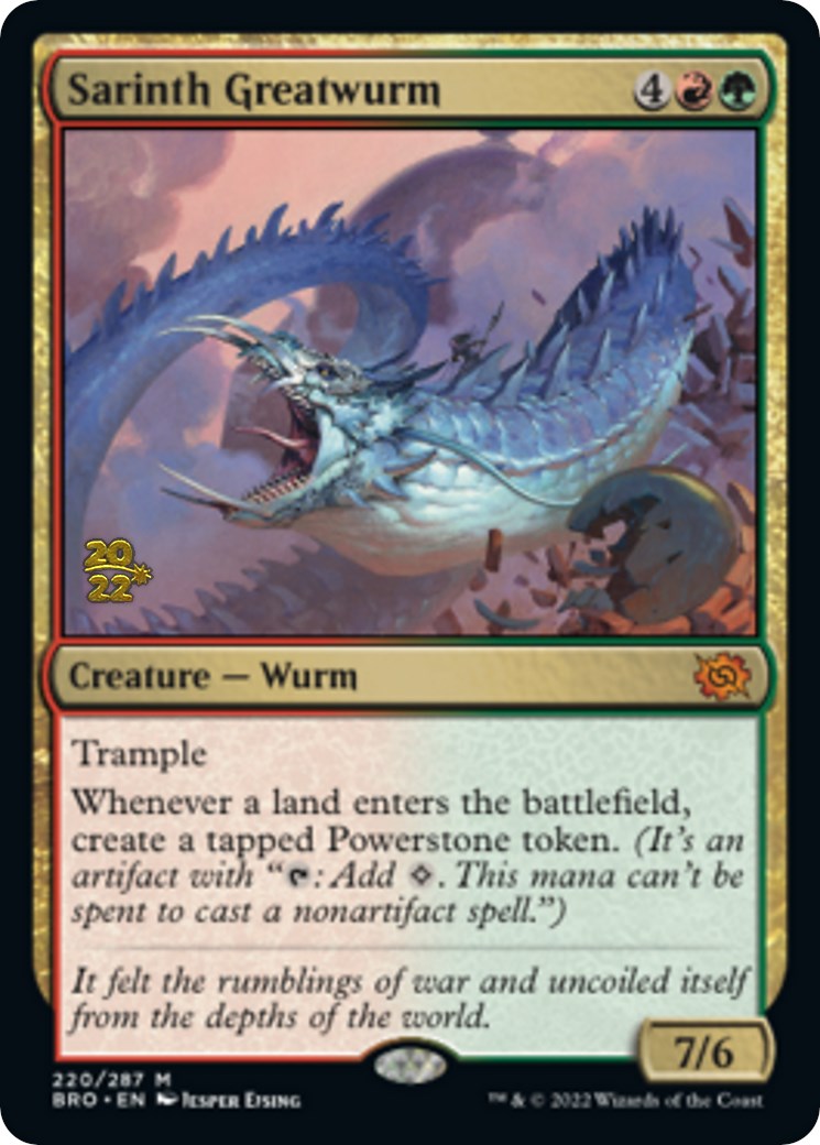 Sarinth Greatwurm [The Brothers' War: Prerelease Promos] | Tabernacle Games