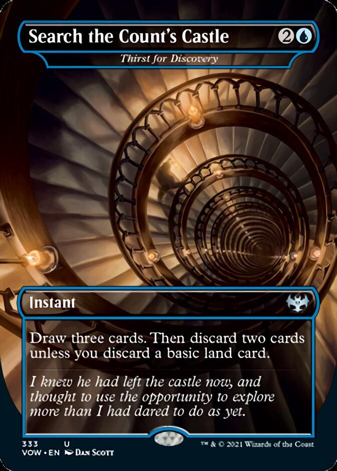 Thirst for Discovery - Search the Count's Castle [Innistrad: Crimson Vow] | Tabernacle Games