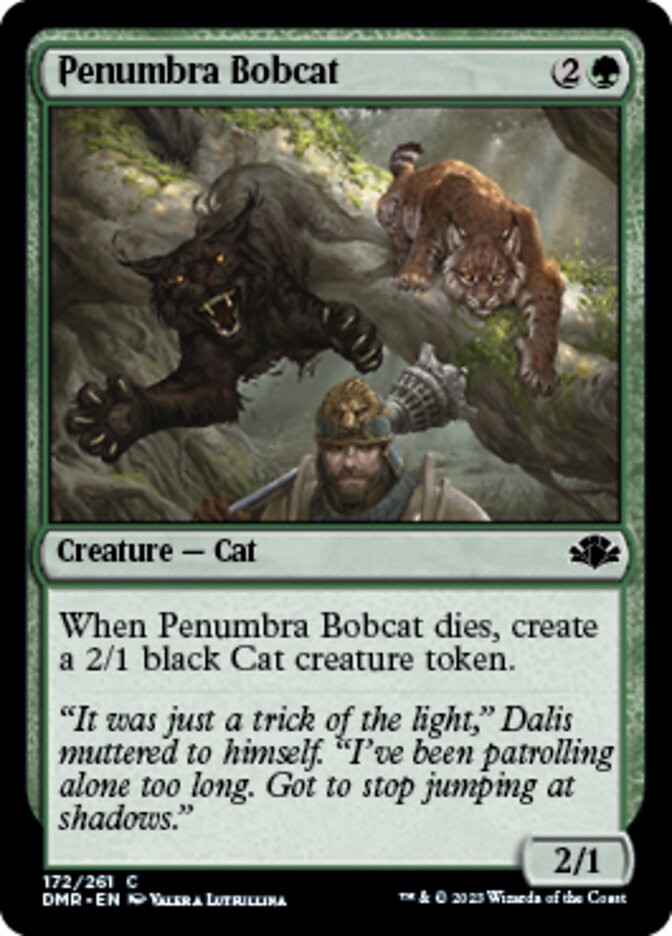 Penumbra Bobcat [Dominaria Remastered] | Tabernacle Games